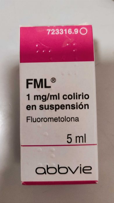 Очні краплі з Флуорометолоном (FML) Іспанія