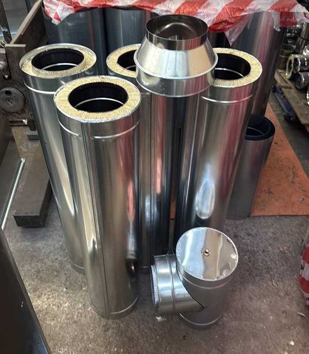 Дымоход одностенный, труби на котел, труба для дымохода, нержавейка