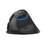 Bezprzewodowa Mysz Pionowa Delux M618Mini Db Bt+2.4G 2400Dpi (Czarna)