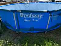 Bestway Basen stelażowy używany 366cm x 76cm