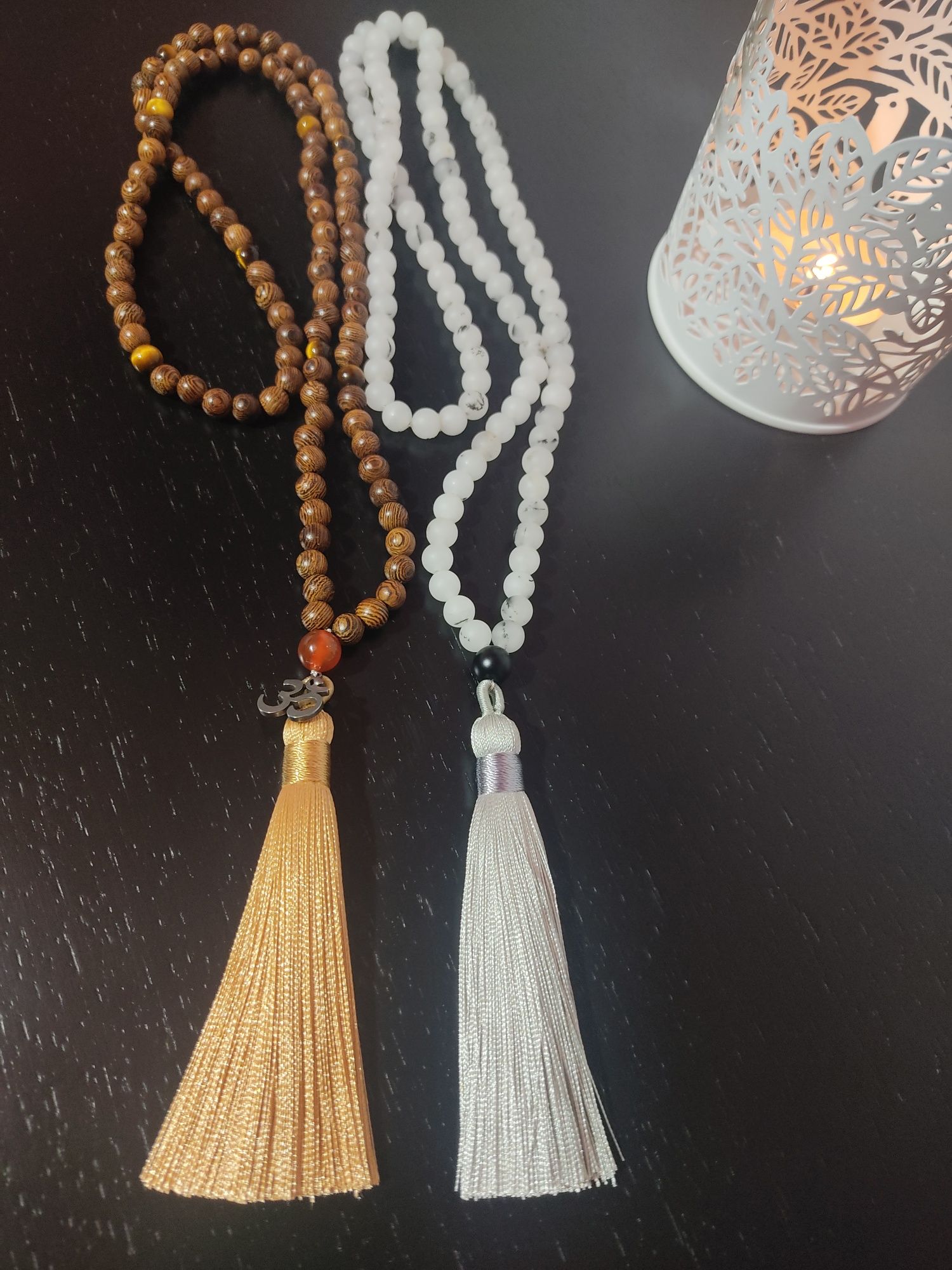 Japamalas com tassel de seda