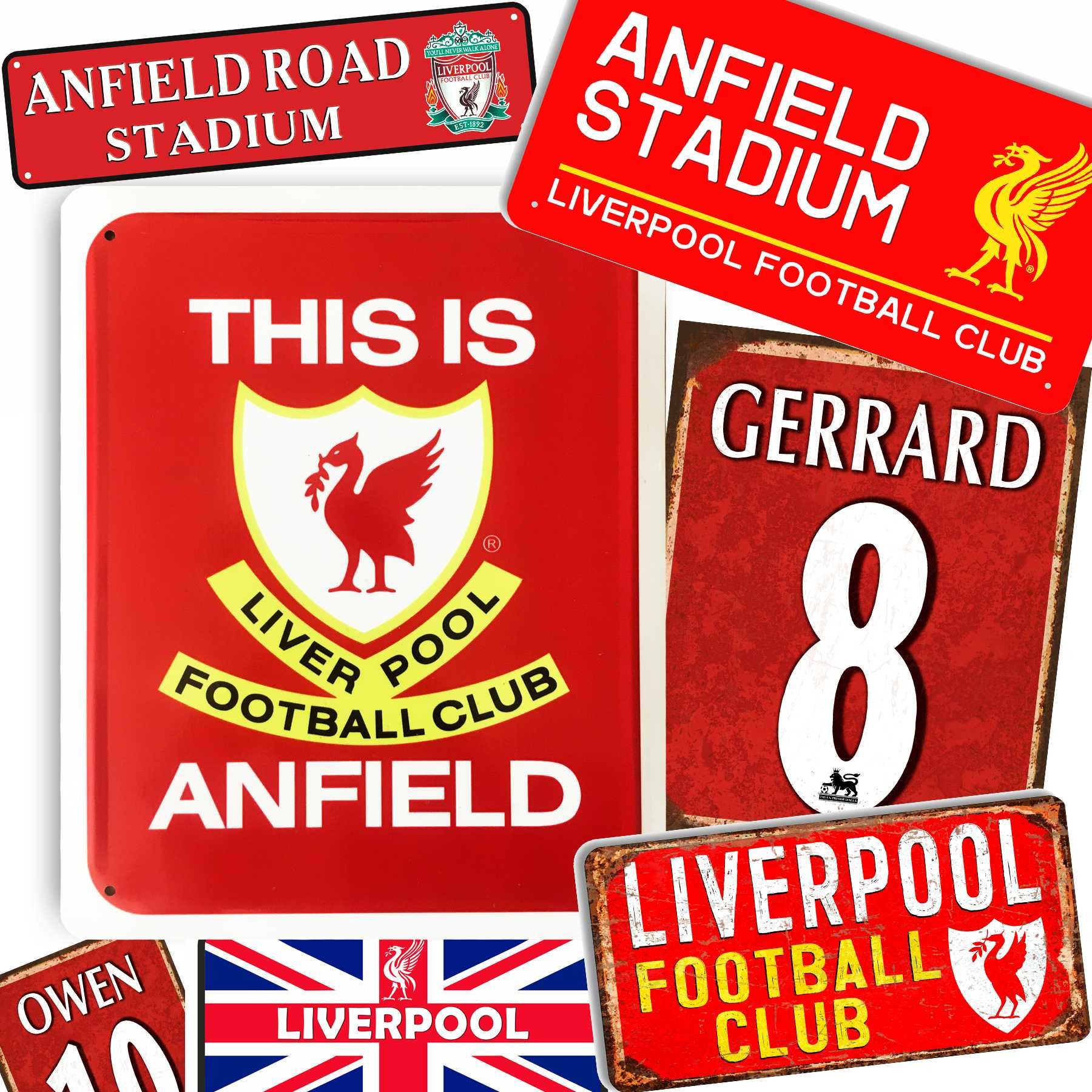 Металеві таблички футбольний клуб Ліверпуль Liverpool Ливерпуль футбол