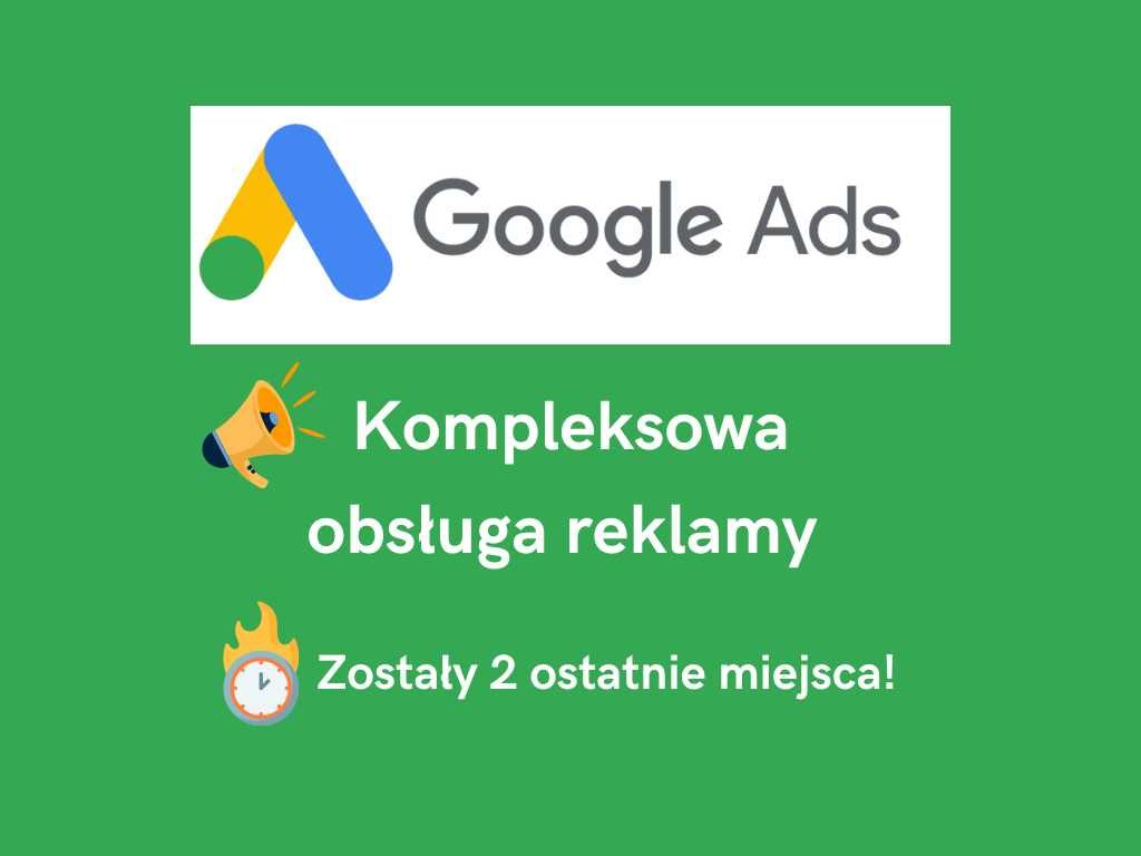 Reklama Google Ads Prowadzenie Kampanii Specjalista Adwords Freelancer