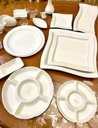 Тарелки квадратные круглые , приборы ,посуда для кафе ресторана