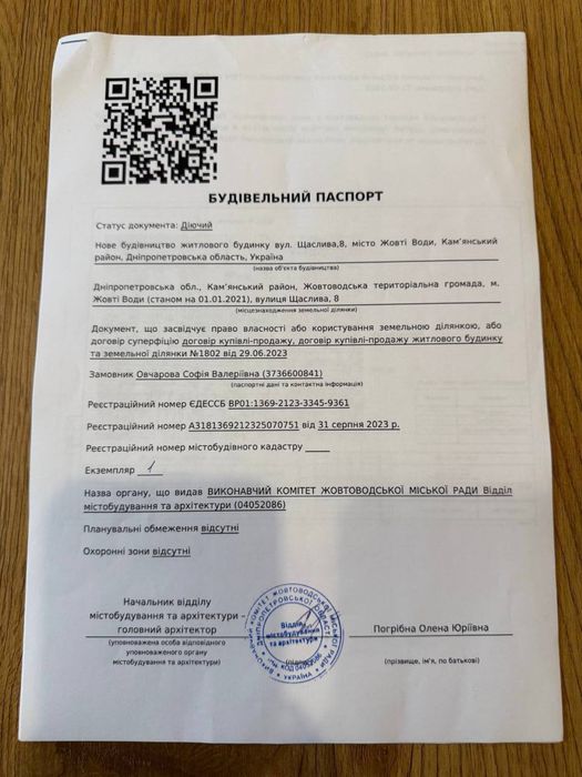 Недобудований будинок с гарним проектом за смішні гроші
