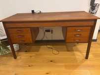 Biurko Teak Dania lata 60 - 70