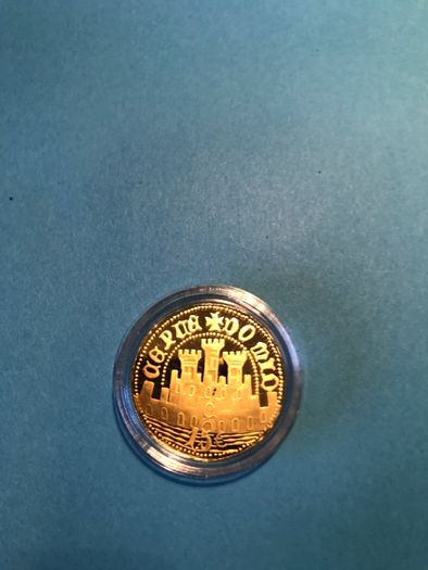 Moeda em ouro de 1,5€ "Meio Escudo de Ceuta" Preço da INCM