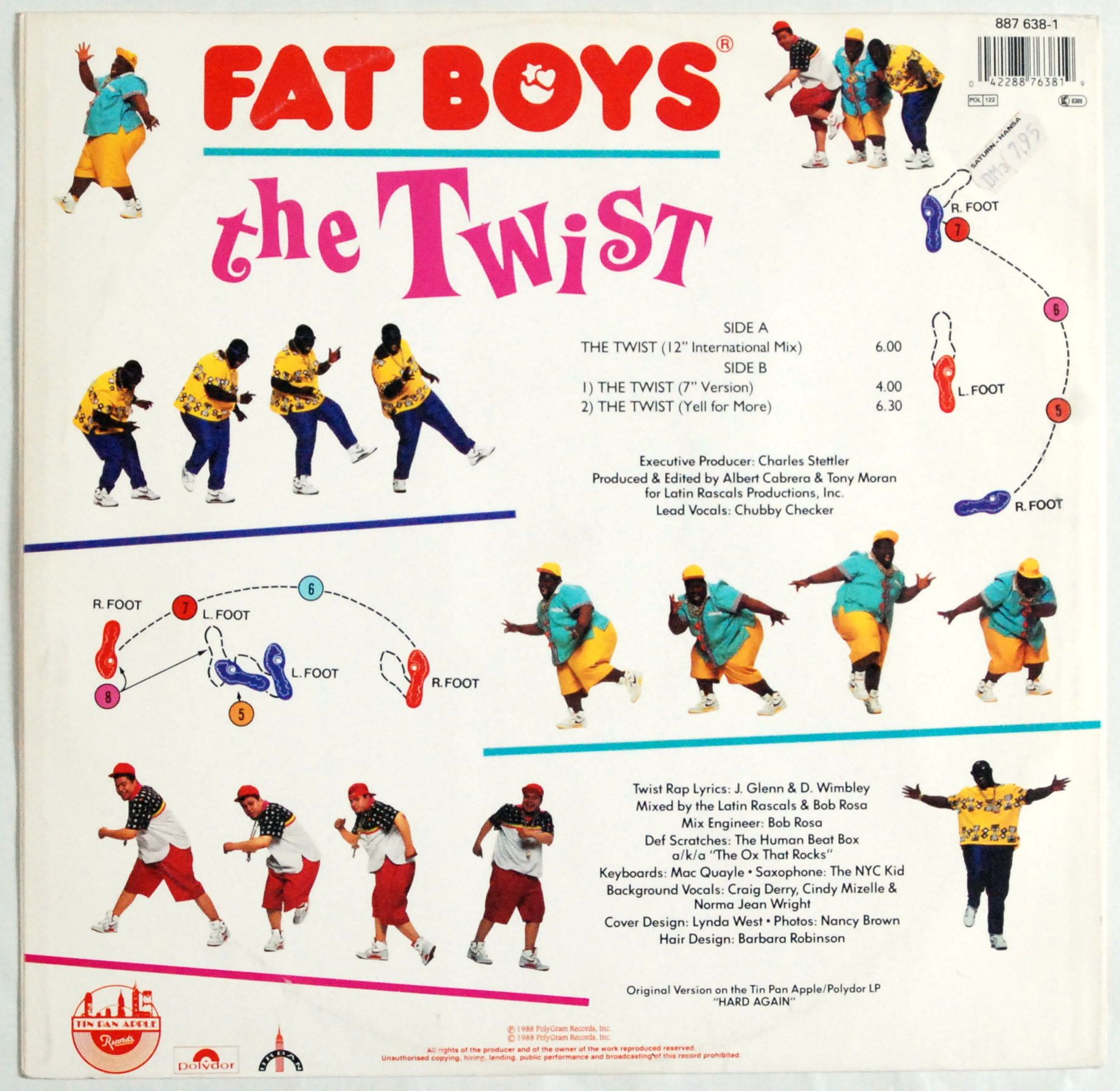 Fat Boys - The Twist (MAXI) s.EX-