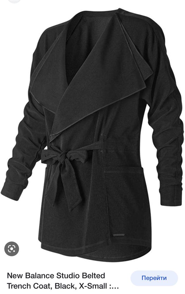 Тренч укороченный new balance р. М  Women's Studio Belted Trench новый