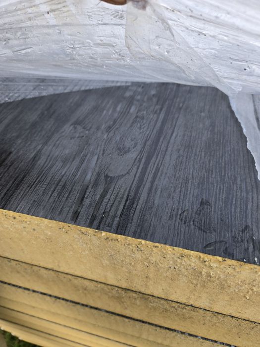 Płyta ścienna 100mm drewnopodobna złoty dąb,  grafitowa 13m I gat