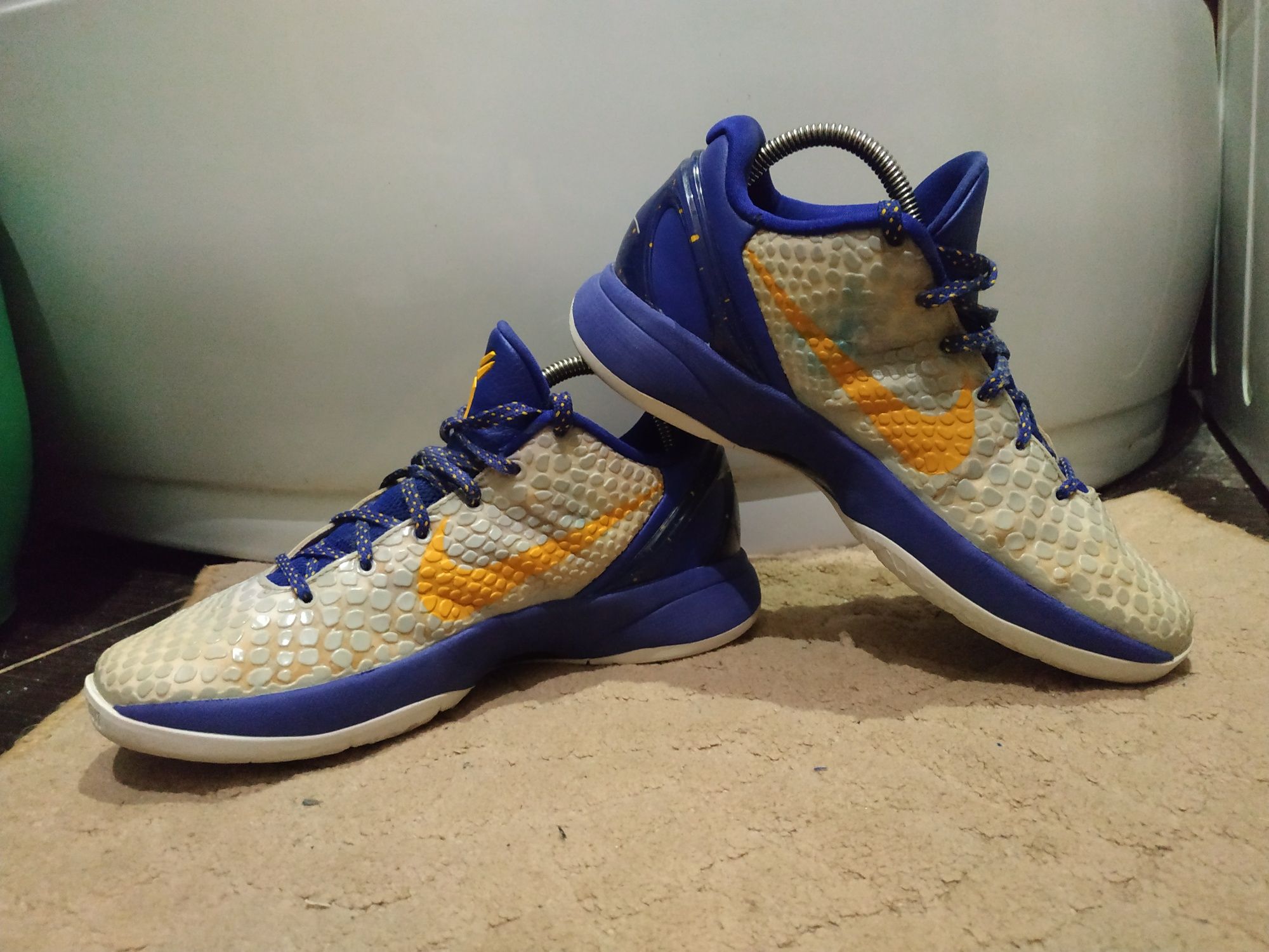 Мужские баскетбольные кроссовки Nike Zoom Kobe 6 vi Lakers Home Orig