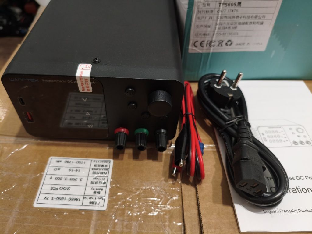 Лабораторный блок питания 60в 5а Wanptek Tps605