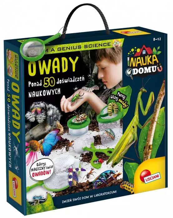Zestaw naukowy Im a Genius Nauka w domu - Owady. Lisciani