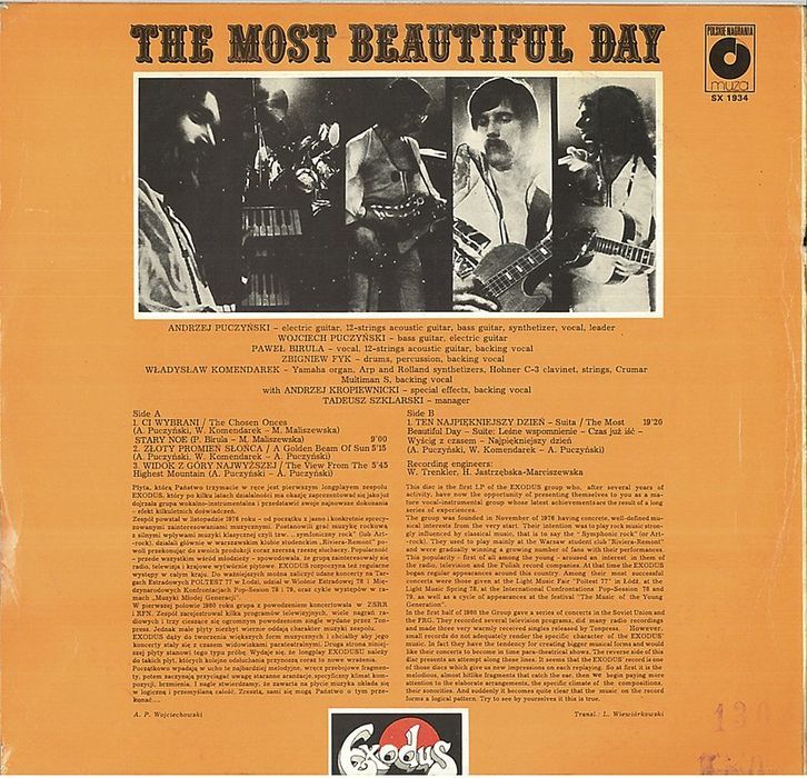 Exodus - The Most Beautiful Day