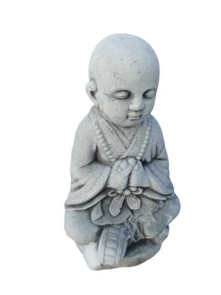 Medytujący Budda Zen mnich figurka z betonu betonowa h27