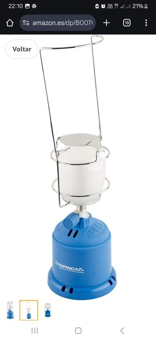 Candeeiro camping 206 Novo