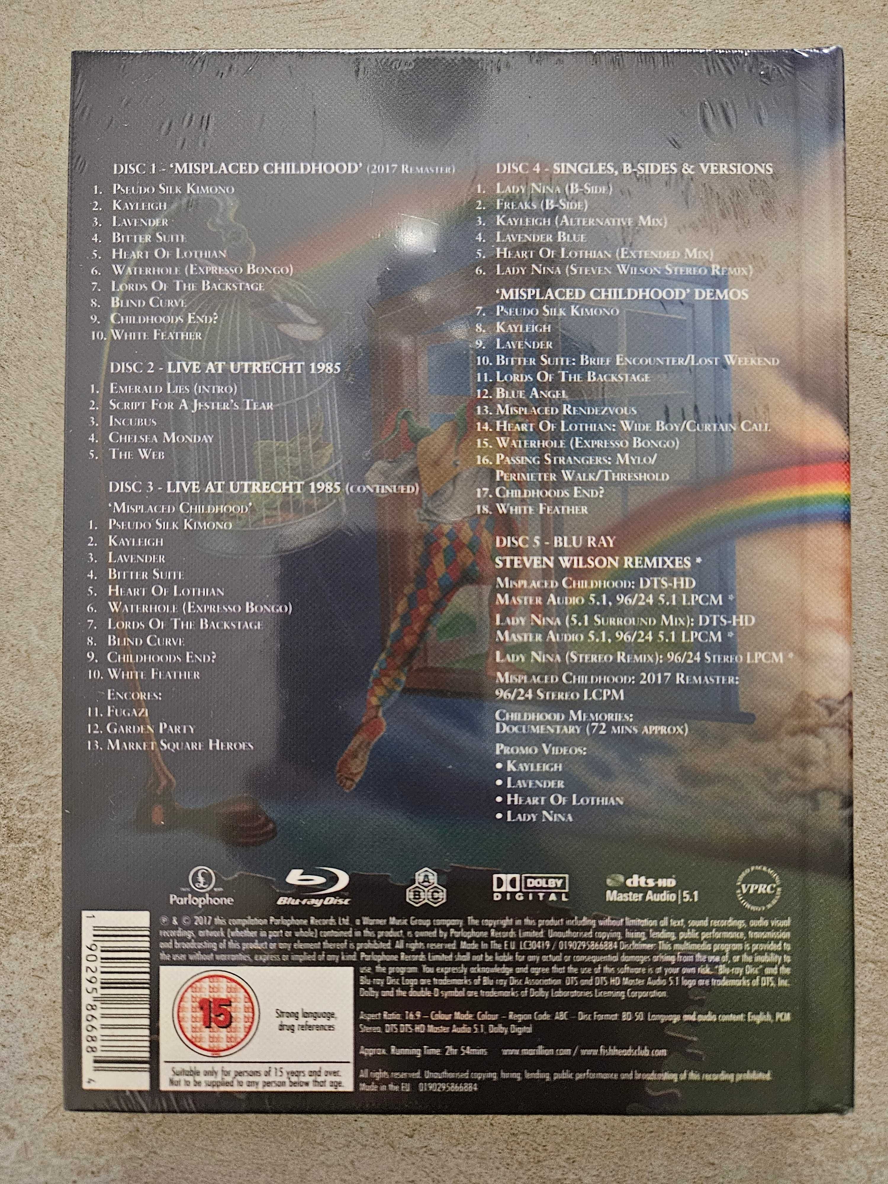 Marillion - Misplaced Childhood (4 x CD + Blu-ray -> Deluxe Edition)