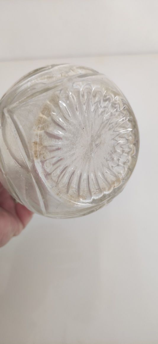 Szklany  wazon vintage