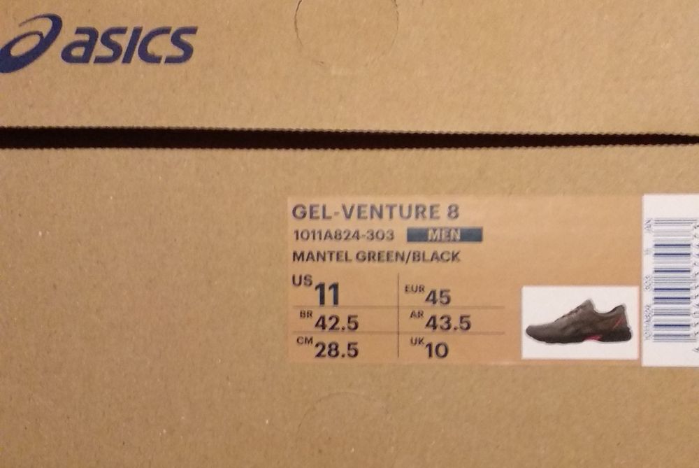 Tênis ASICS Gel-venture 8 tamanho 45