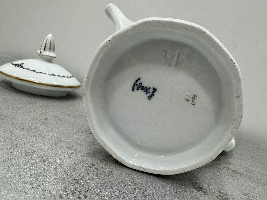 Ohme Szczawienko porcelanowy dzbanek art deco przedwojenny