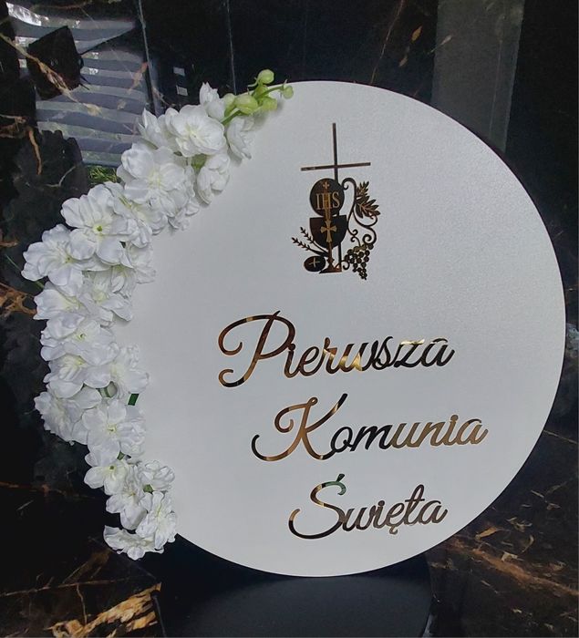 Tablice powitalne średnica 50cm