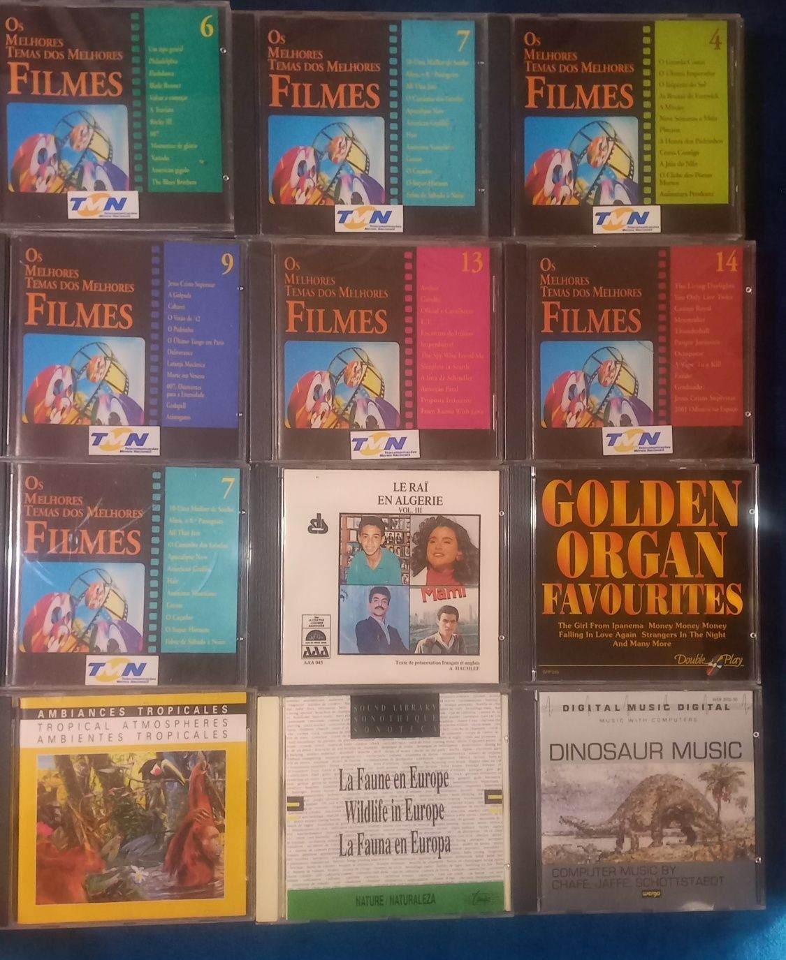 Conjunto de Cds  várias bandas
