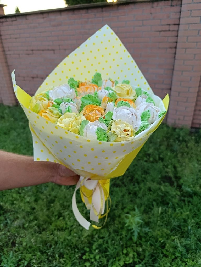 Зефірні букети і смачний зефір