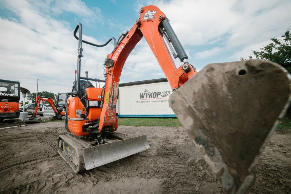 WYNAJEM - 3dni - Minikoparka Kubota U10 Mikro-koparka prace ziemne