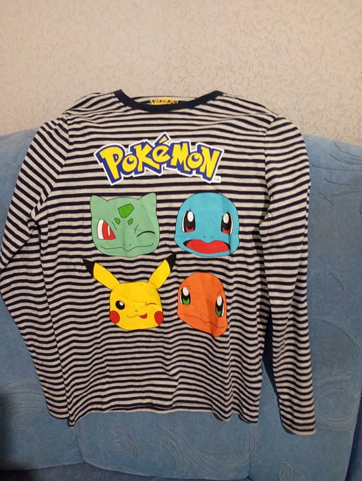 Дитячий реглан, футболка с довгим рукавом Pokemon