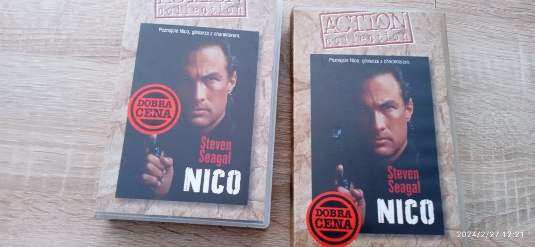 Nico Seagal action Collection VHS polecam