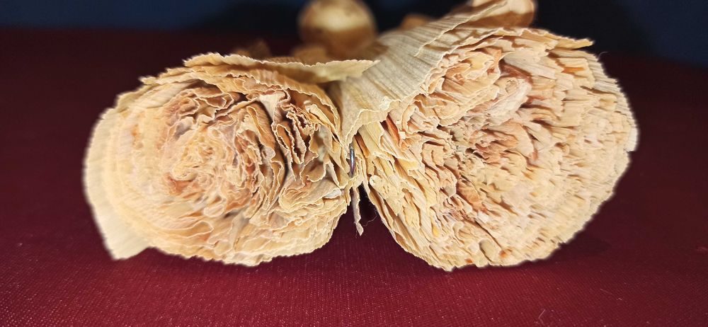 Figurki z liści kukurydzy rękodzieło komplet