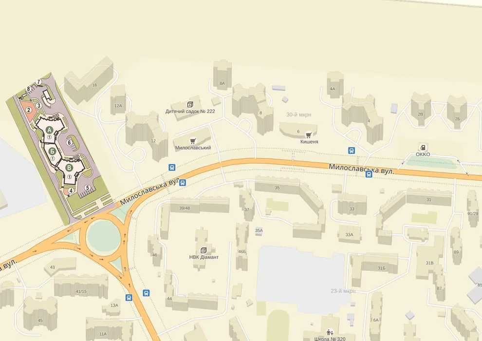 3-х кімнатна Милославська 18  (81,8 м²)