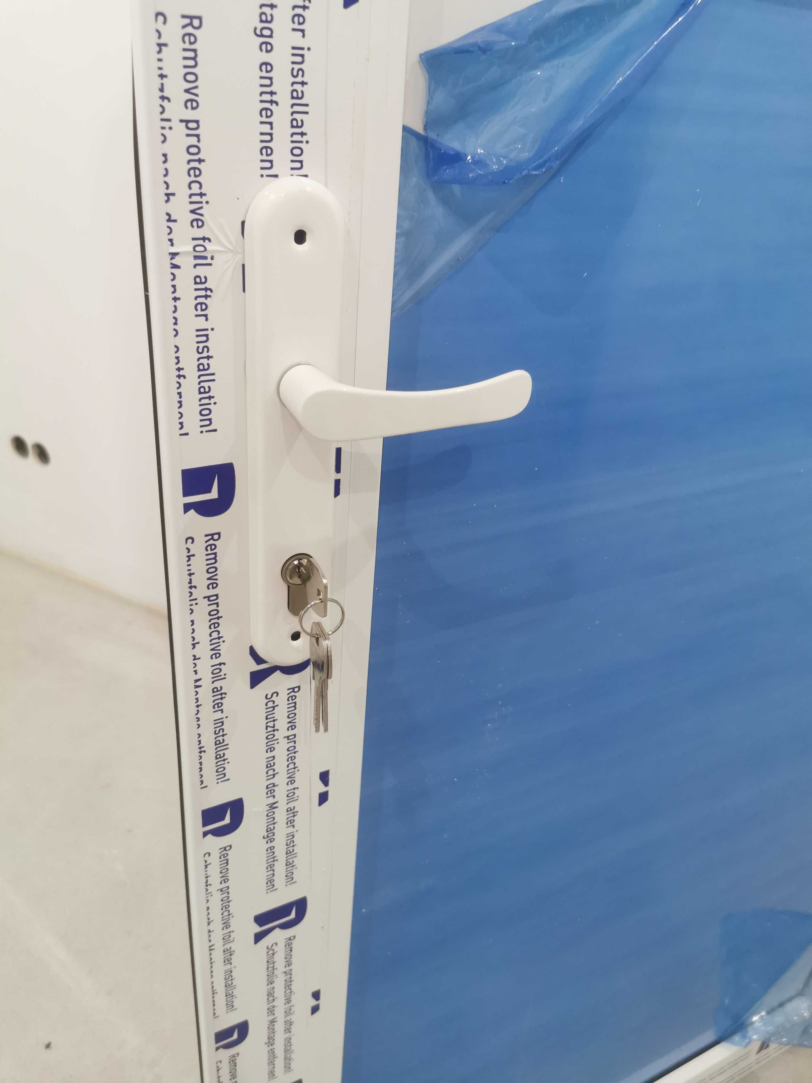 Drzwi 100x200 PVC PCV Plastikowe Garażowe Przemysłowe Gospodarcze