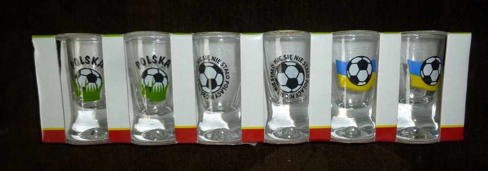 Kieliszki do wódki - kibica - 25 ml -6 szt