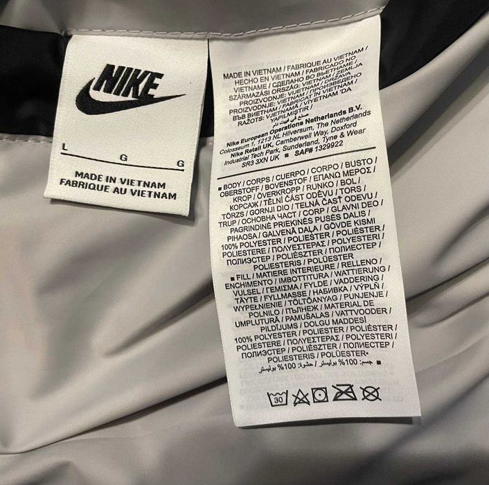 Бомбер Nike Sportswear Synthetic-Fill Reversible Bomber Jacket