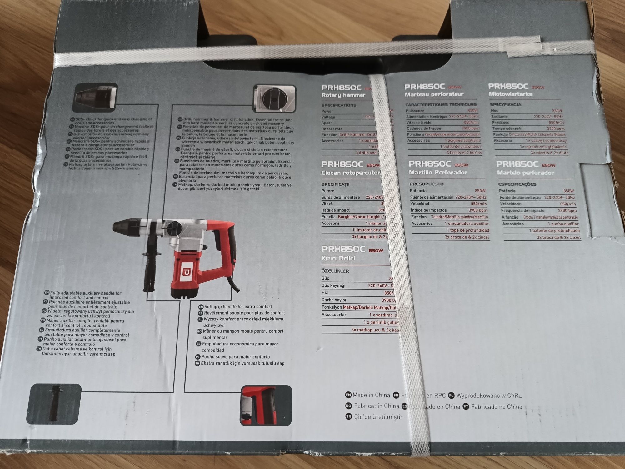 Młotowiertarka 850 W Performance Power SDS plus