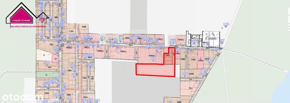 Działki w cichej i spokojnej okolicy