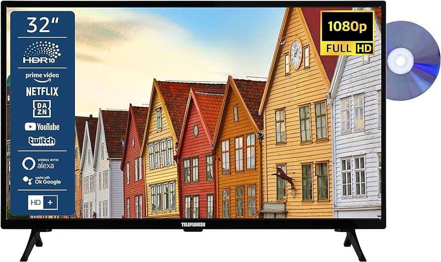 Скидка! Телевизор 32" Telefunken XF32SN550SD (Full HD Smart TV T2/S2)