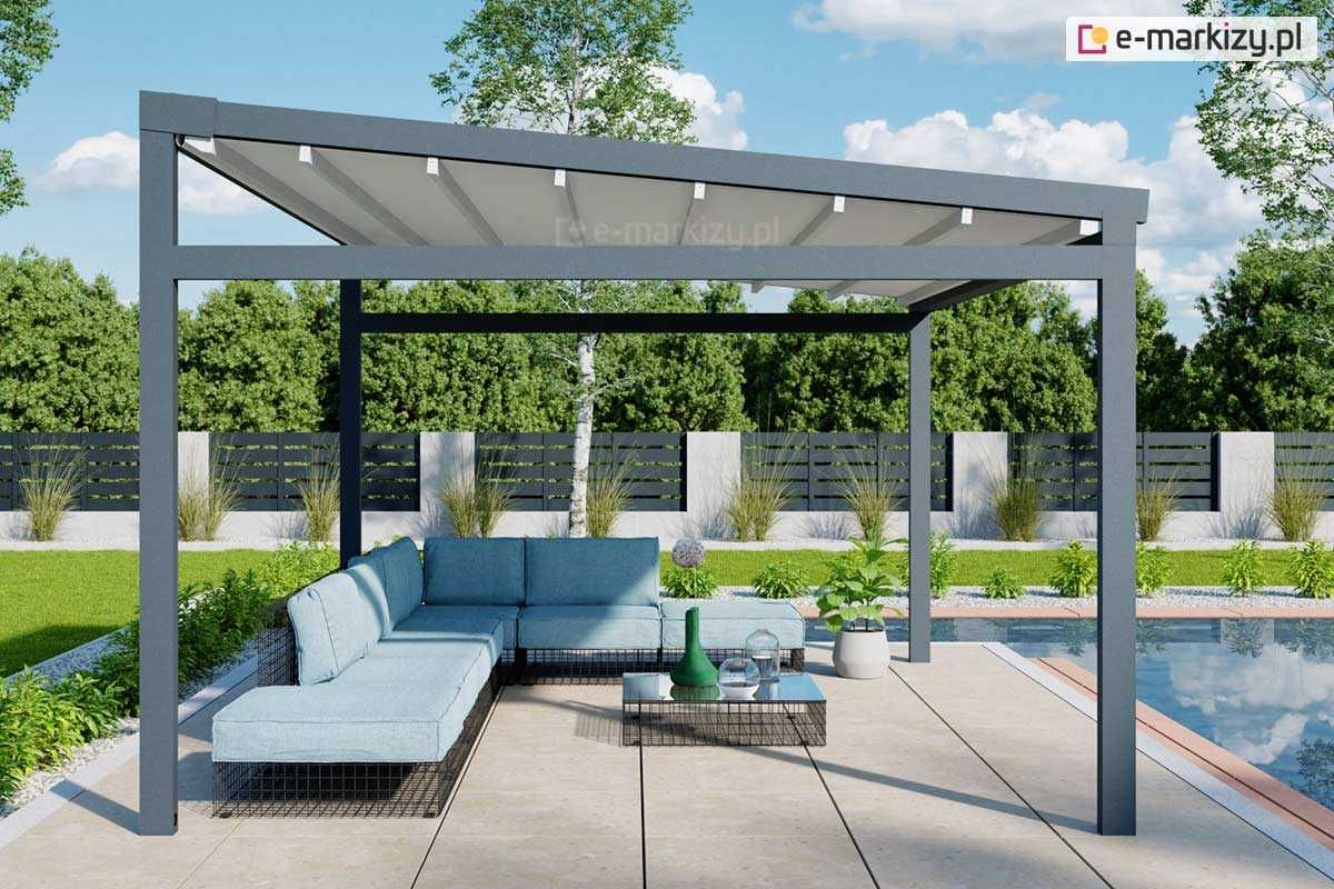 Pergola Aluminiowa Zadaszenie Tarasu Ogród Zimowy ELEGANCY Adams Żary