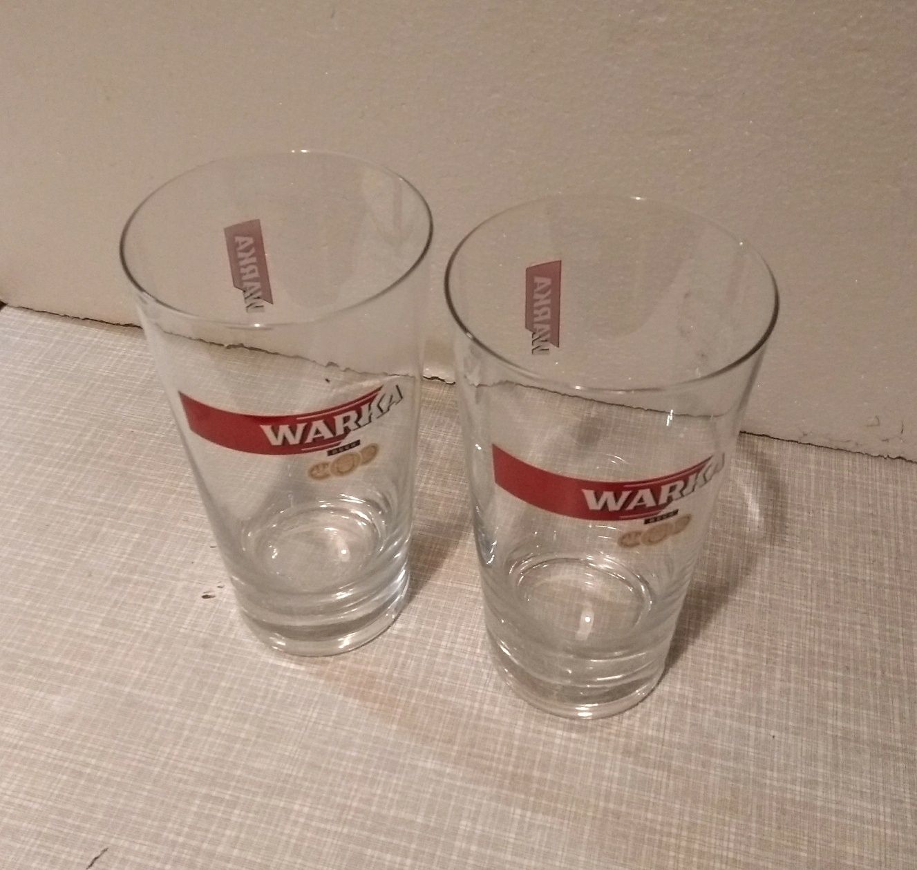Szklanka, szklanki do piwa Warka Beer