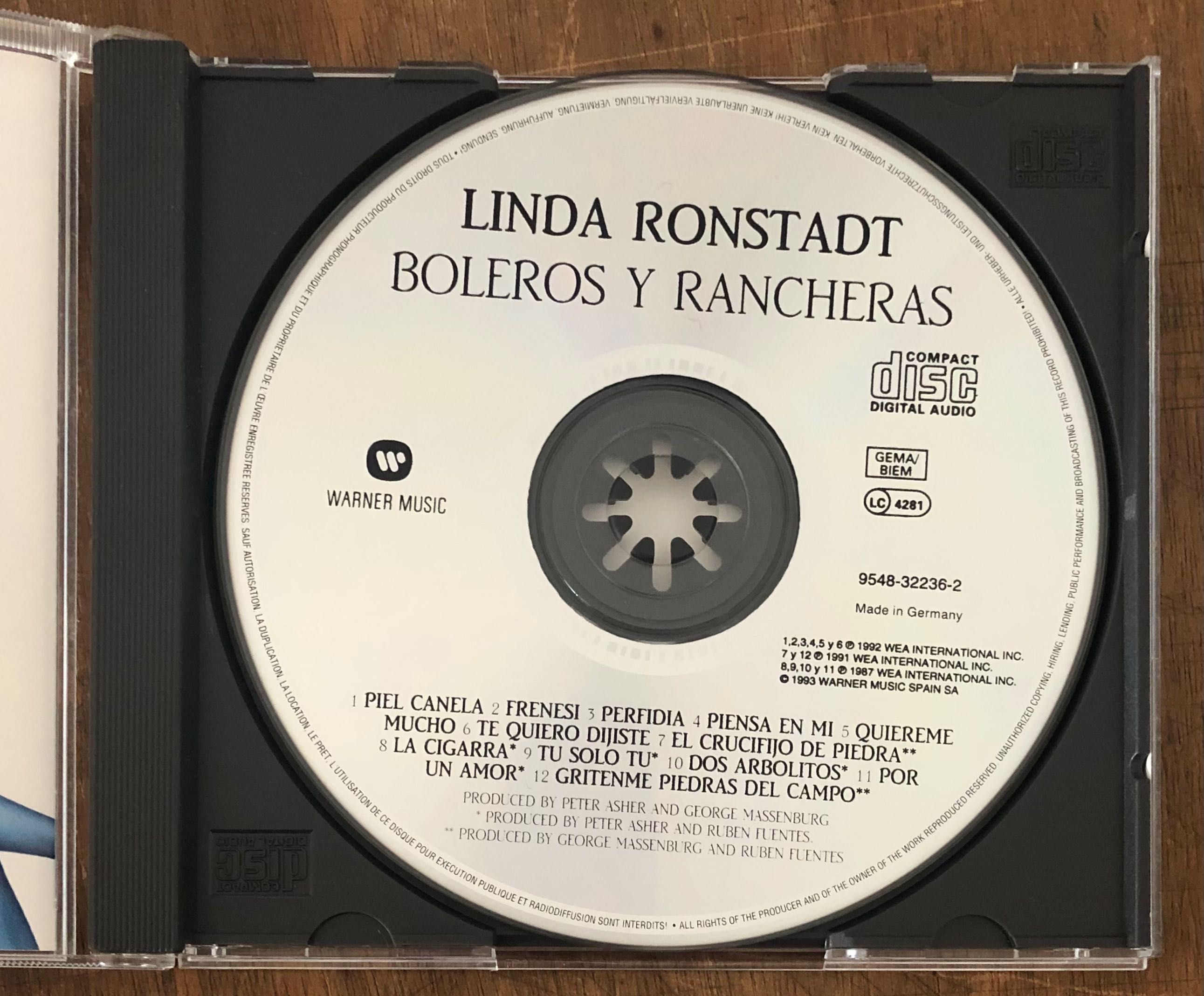 Linda Ronstadt - Boleros y Rancheras