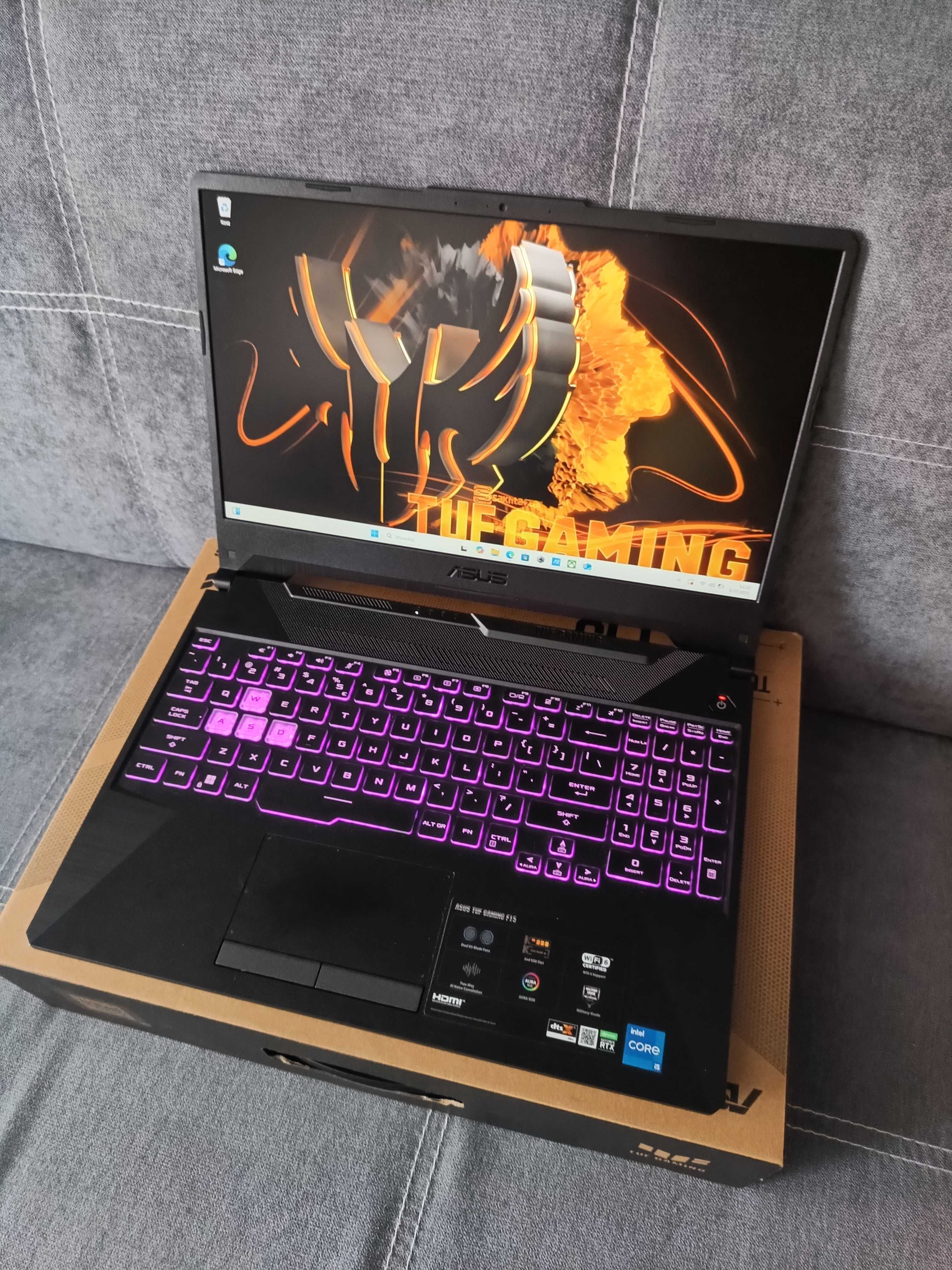 Asus TuF Gaming F15 - Super zadbany. 3050TI ,i5.