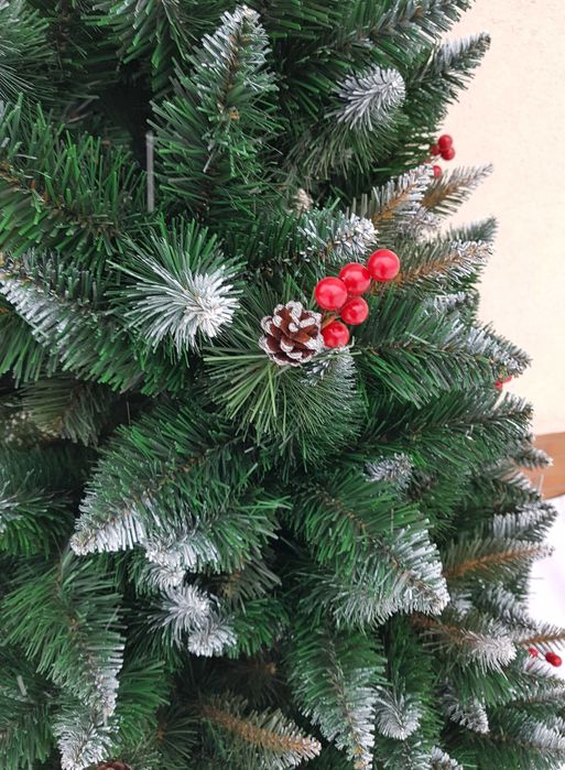 Choinka sztuczna Sosna Jarzębina Czerwona 220 cm