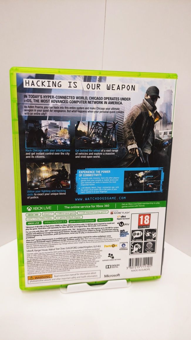 Watch Dogs Xbox 360 jak GTA
