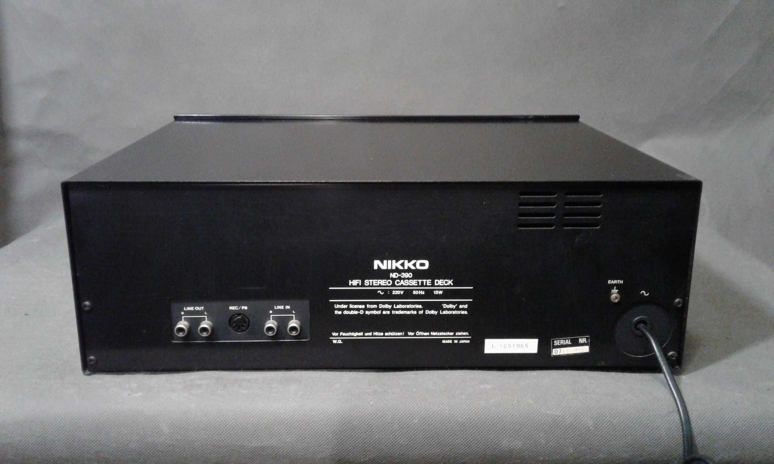 NIKKO ND-390, magnetofon kasetowy
