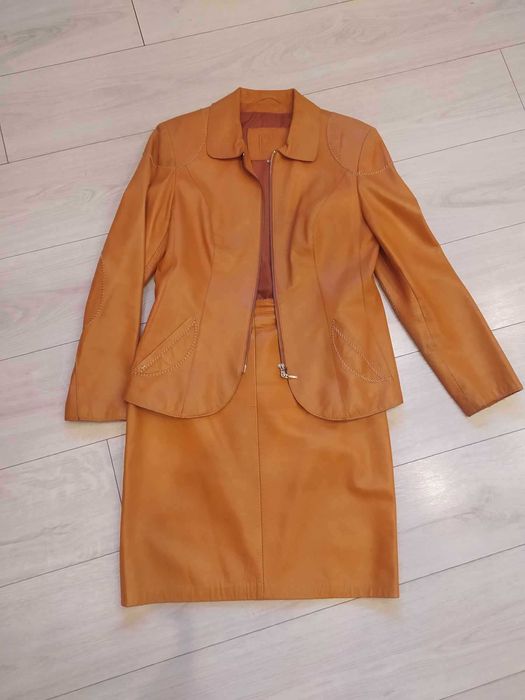 Luksusowy Komplet Garsonka Skóra naturalna Dorjan DJ