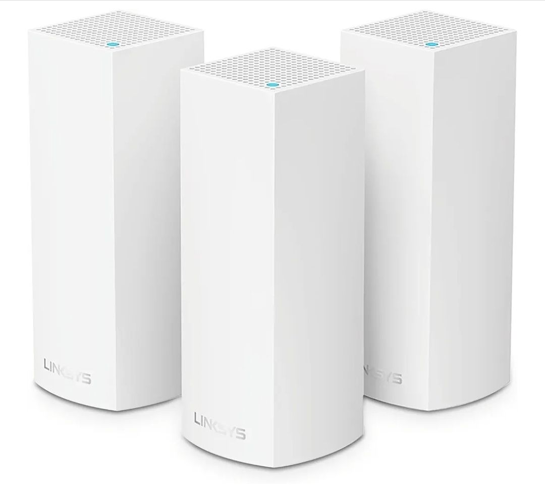Linksys Velop WHW0303, 6 nós
Routers Mesh Tri-Band (2.4Ghz, 5Ghz + bac