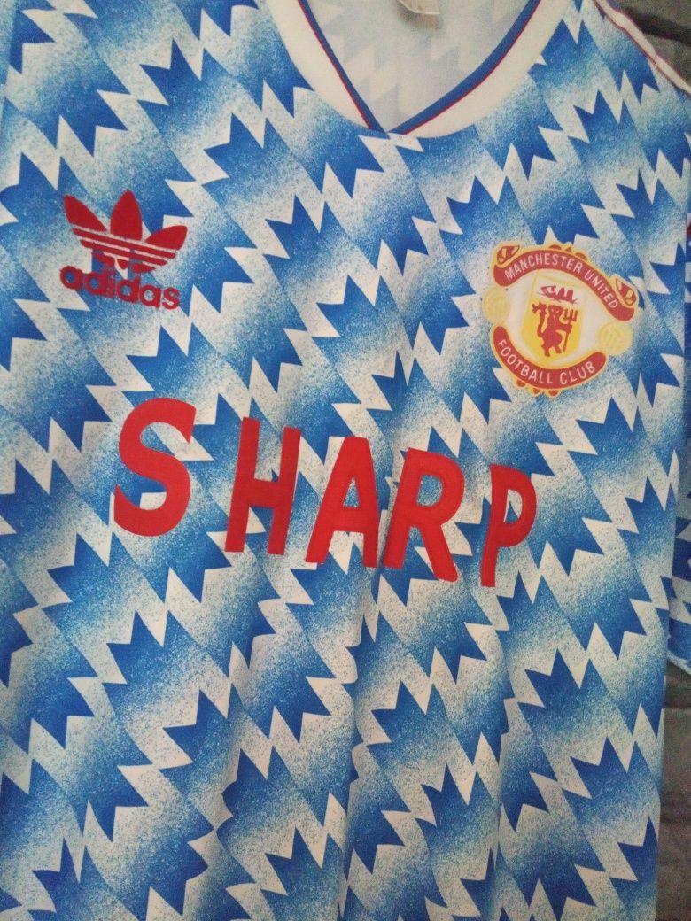Koszulka piłkarska vintage Adidas , Manchester United, rozmiar XXL