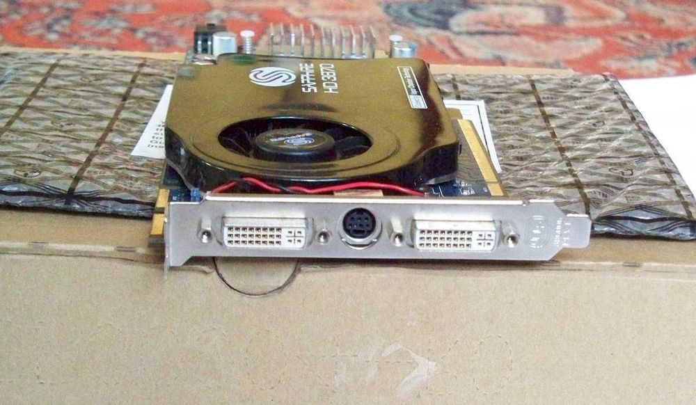 Retro Karta Graficzna Radeon HD 3870 ATI 512MB DDR4!