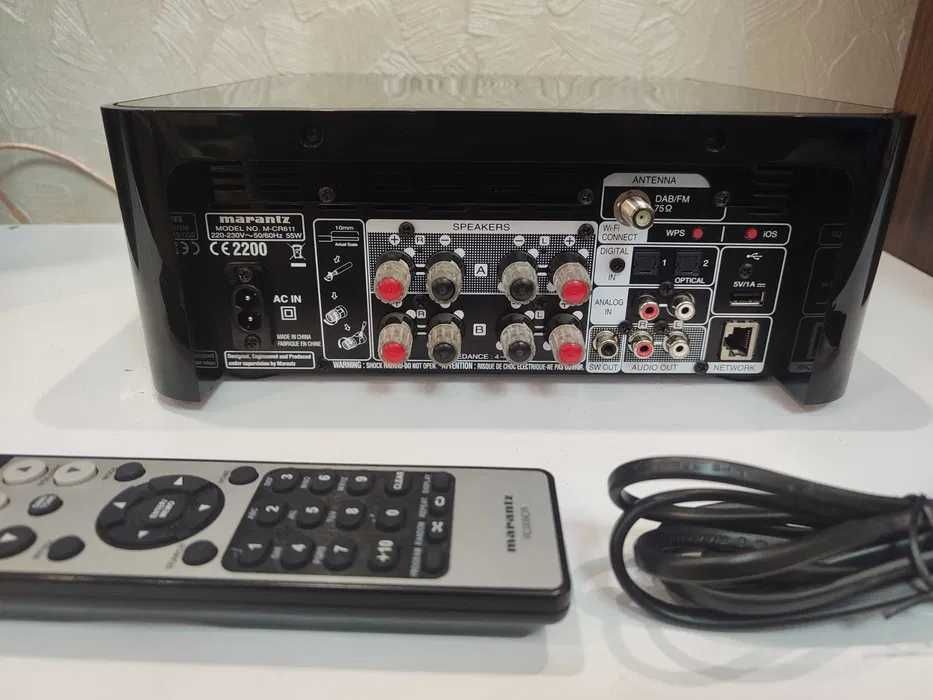 Мережевий аудіопрогравач, ресівер Marantz M-CR611 black